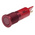 RS PRO Red Panel Mount Indicator, 24V dc, 14mm Mounting Hole Size, Faston, Solder Lug Termination, IP67