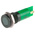 RS PRO Green Panel Mount Indicator, 24V dc, 14mm Mounting Hole Size, Faston, Solder Lug Termination, IP67