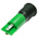 RS PRO Green Panel Mount Indicator, 220V ac, 14mm Mounting Hole Size, Faston, Solder Lug Termination, IP67
