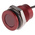 RS PRO Red Panel Mount Indicator, 24V dc, 14mm Mounting Hole Size, Lead Wires Termination, IP67