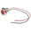RS PRO Red Panel Mount Indicator, 28V dc, 22mm Mounting Hole Size, Lead Wires Termination, IP67