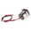 RS PRO Red Panel Mount Indicator, 220V ac, 22mm Mounting Hole Size, Lead Wires Termination, IP67