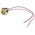 RS PRO Yellow Panel Mount Indicator, 24V dc, 22mm Mounting Hole Size, Lead Wires Termination, IP67