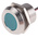 RS PRO Blue Panel Mount Indicator, 24V dc, 22mm Mounting Hole Size, Lead Wires Termination, IP67