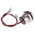 RS PRO Blue Panel Mount Indicator, 220V ac, 22mm Mounting Hole Size, Lead Wires Termination, IP67
