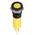 RS PRO Yellow Panel Mount Indicator, 24V dc, 12mm Mounting Hole Size, Faston, Solder Lug Termination, IP67