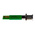 RS PRO Green Panel Mount Indicator, 24V dc, 8mm Mounting Hole Size, Solder Tab Termination, IP67