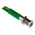 RS PRO Green Panel Mount Indicator, 24V dc, 8mm Mounting Hole Size, Solder Tab Termination, IP67