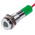 RS PRO Green Panel Mount Indicator, 24V dc, 6mm Mounting Hole Size, Lead Wires Termination, IP67