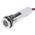 RS PRO White Panel Mount Indicator, 12V dc, 8mm Mounting Hole Size, Lead Wires Termination, IP67