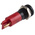 RS PRO Red Panel Mount Indicator, 24V dc, 14mm Mounting Hole Size, Solder Tab Termination, IP67