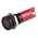 RS PRO Red Panel Mount Indicator, 24V dc, 14mm Mounting Hole Size, Solder Tab Termination, IP67