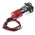 RS PRO Red Panel Mount Indicator, 12V dc, 14mm Mounting Hole Size, Lead Wires Termination, IP67