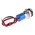 RS PRO Blue Panel Mount Indicator, 220V ac, 14mm Mounting Hole Size, Lead Wires Termination, IP67