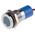 RS PRO Blue Panel Mount Indicator, 220V ac, 14mm Mounting Hole Size, Lead Wires Termination, IP67