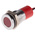 RS PRO Red Panel Mount Indicator, 6 → 36V dc, 14mm Mounting Hole Size, Lead Wires Termination, IP67