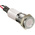 RS PRO White Panel Mount Indicator, 6 → 36V dc, 14mm Mounting Hole Size, Lead Wires Termination, IP67