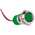 RS PRO Green Panel Mount Indicator, 12V dc, 14mm Mounting Hole Size, Lead Wires Termination, IP67