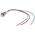 RS PRO Panel Mount Indicator, 12V dc, 14mm Mounting Hole Size, Lead Wires Termination, IP67