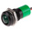 RS PRO Green Panel Mount Indicator, 12V dc, 14mm Mounting Hole Size, Lead Wires Termination, IP67