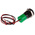 RS PRO Green Panel Mount Indicator, 24V dc, 14mm Mounting Hole Size, Lead Wires Termination, IP67