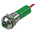 RS PRO Green Panel Mount Indicator, 24V dc, 8mm Mounting Hole Size, Lead Wires Termination, IP67
