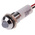 RS PRO White Panel Mount Indicator, 24V dc, 8mm Mounting Hole Size, Lead Wires Termination, IP67
