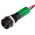 RS PRO Green Panel Mount Indicator, 24V dc, 8mm Mounting Hole Size, Lead Wires Termination, IP67
