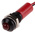 RS PRO Red Panel Mount Indicator, 24V dc, 8mm Mounting Hole Size, Lead Wires Termination, IP67