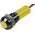 RS PRO Yellow Panel Mount Indicator, 110V ac, 8mm Mounting Hole Size, Lead Wires Termination, IP67