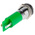 RS PRO Green Panel Mount Indicator, 110V dc, 14mm Mounting Hole Size, IP67