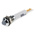 RS PRO White Panel Mount Indicator, 24V dc, 8mm Mounting Hole Size, Faston, Solder Lug Termination, IP67