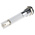 RS PRO White Panel Mount Indicator, 24V dc, 8mm Mounting Hole Size, Faston, Solder Lug Termination, IP67