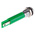 RS PRO Green Panel Mount Indicator, 220V ac, 8mm Mounting Hole Size, IP67