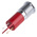 RS PRO Red Panel Mount Indicator, 110V ac, 14mm Mounting Hole Size, Faston, Solder Lug Termination, IP67