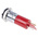 RS PRO Red Panel Mount Indicator, 110V ac, 14mm Mounting Hole Size, Faston, Solder Lug Termination, IP67