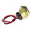RS PRO Yellow Panel Mount Indicator, 22mm Mounting Hole Size, Lead Wires Termination, IP67