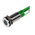 RS PRO Green Panel Mount Indicator, 6V dc, 8mm Mounting Hole Size, Faston, Solder Lug Termination, IP67