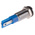 RS PRO Blue Panel Mount Indicator, 12V dc, 8mm Mounting Hole Size, Faston, Solder Lug Termination, IP67