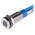 RS PRO Blue Panel Mount Indicator, 12V dc, 8mm Mounting Hole Size, Faston, Solder Lug Termination, IP67