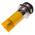 RS PRO Yellow Panel Mount Indicator, 110V ac, 14mm Mounting Hole Size, Solder Tab Termination, IP67