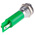 RS PRO Green Panel Mount Indicator, 130V ac, 12mm Mounting Hole Size, IP67