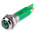 RS PRO Green Panel Mount Indicator, 130V ac, 12mm Mounting Hole Size, IP67