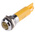 RS PRO Yellow Panel Mount Indicator, 130V ac, 12mm Mounting Hole Size, IP67