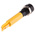 RS PRO Yellow Panel Mount Indicator, 24V ac/dc, 8mm Mounting Hole Size, Solder Tab Termination, IP67