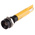 RS PRO Yellow Panel Mount Indicator, 24V ac/dc, 8mm Mounting Hole Size, Solder Tab Termination, IP67