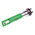 RS PRO Green Panel Mount Indicator, 12V c.c., 8mm Mounting Hole Size, Solder Tab Termination, IP67