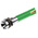 RS PRO Green Panel Mount Indicator, 12V c.c., 8mm Mounting Hole Size, Solder Tab Termination, IP67