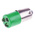 RS PRO Green Panel Mount Indicator, 230V ac, 25 x 10mm Mounting Hole Size