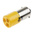RS PRO Yellow Panel Mount Indicator, 230V ac, 25 x 10mm Mounting Hole Size